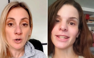 Jenn e Hannah, ex-médiuns salvas pela graça de Jesus. (Foto: YouTube/Jenn EXpsychic/TikTok/MustardSeedHannah)