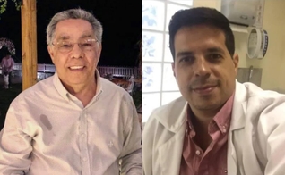 Pai e filho foram baleados. (Foto: Facebook/Mario Vaz/Reprodução).