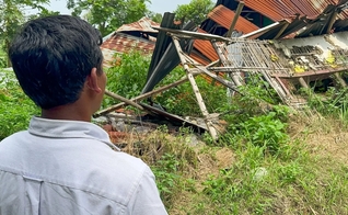 Igreja destruída na Índia. (Foto representativa: Portas Abertas)