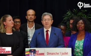 Jean-Luc Mélenchon, líder do partido A França Insubmissa (LFI). (Captura de tela/YouTube/ Jean-Luc Mélenchon)