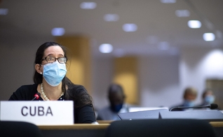 Representante de Cuba na 44ª sessão do Conselho de Direitos Humanos da ONU em Genebra. (UN Photo/Violaine Martin)