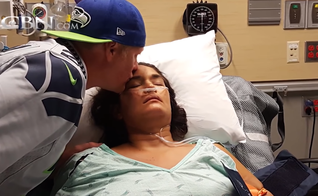 Gina Michelles estava sem sinal de vida, mas a fé de seu marido mudou o quadro clínico. (Foto: Reprodução/CBN News)