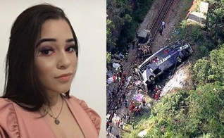 Vitória Cardozo é uma das sobreviventes do acidente com ônibus de Alagoas em Minas Gerais. (Foto: Reprodução/G1)