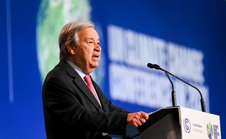 António Guterres. (Foto: Flickr/COP26/Karwai Tang/UK Government)
