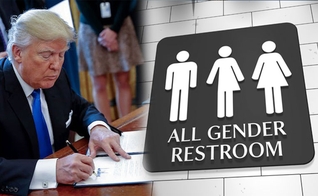 Após cancelar a política de banheiros transgêneros, o governo Trump quer cancelar todas as leis especiais para transgêneros nos EUA. (Foto: TJOBBANK)