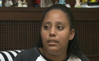 Letícia Mello teve alta do hospital após ser baleada na região lombar. (Foto: TV Globo)