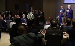 John Hagee, pastor sênior da Cornerstone Church e fundador da organização Cristãos Unidos por Israel. (Foto: Marcos Corrêa/PR)