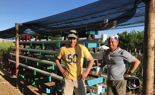 Kirk Olds (à esquerda) e Ron Sanchez (à direita) em ação do Poço de Jacó no Rio Grande do Norte. (Foto: Jacob’s Well)