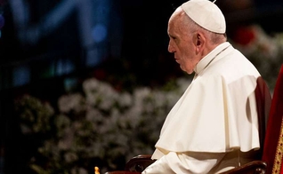Papa Francisco na Via-Sacra em 2019. (Foto: Daniel Ibáñez/ACI Prensa)