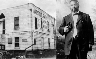 Missão de Fé Apostólica, na Rua Azusa, onde William Seymour iniciou o movimento pentecostal. (Foto: Reprodução / Shaun Tabatt)