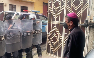 O bispo Rolando Alvarez esteve em prisão domiciliar. (Foto: Diócesis de Matagalpa)