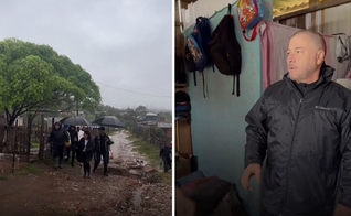 Igreja leva doações nas casas das famílias afetadas no RS. (Foto: Instagram/Pastor Joel Engel)