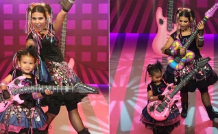O novo disco contou com a participação especial da filha mais nova da cantora, Maria Catherine, de três anos
