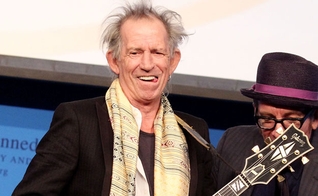 Keith Richards. guitarrista da banda de rock Rolling Stones. (Rádio Blog)