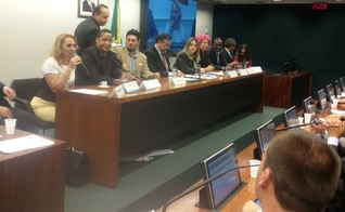 A audiência realizada no plenário 9 da Câmara Federal contou com a participação de ex-gays e também da psicóloga Marisa Lobo