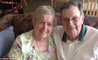 Arthur e Rosemary Schneider são casados há quase 70 anos.