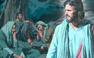 O Mestre deixa os discípulos vigiando, pede que fiquem esperando por ele enquanto vai orar. (Imagem: librodecielo.com)