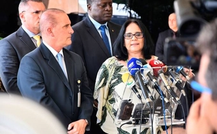 Damares Alves fala sobre ações à frente do Ministério da Mulher, Família e Direitos Humanos (Foto: Rafael Carvalho/Governo de Transição)