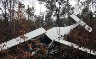 Pastor sobrevive a queda de avião de missão batista na Austrália. (Foto: Reprodução/Life Flight)