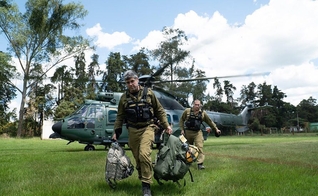 Exército de Israel em seu primeiro dia no Brasil. (Foto: IDF)