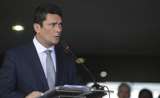 Ministro da Justiça Sergio Moro apresenta pacote de medidas anticrime. (Foto: Reprodução/Opovo)
