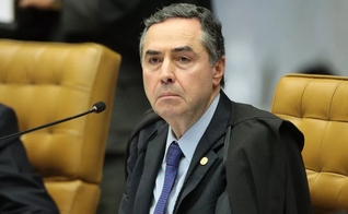 Ministro Luís Roberto Barroso durante sessão no Supremo Tribunal Federal. (Foto: Carlos Moura/SCO/STF)