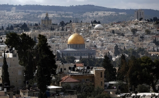 Vista geral de Jerusalém. (Foto: Thomas Coex/AFP)