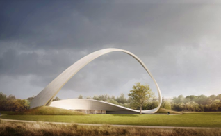 Maquete aprovada do Muro das Orações Respondias, que será inaugurado em 2022 na cidade inglesa de Birmingham. (Foto: Reprodução/Premier)