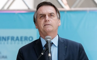 Presidente Jair Bolsonaro participa de evento da Assembleia de Deus em Goiânia. (Foto: Reprodução/Alan Santos)
