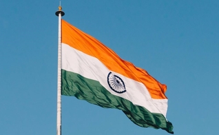 Bandeira da Índia. (Foto: Naveed Ahmed/Unsplash)