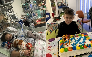 Brenden Scott passou um mês no hospital depois de ser atropelado em dezembro; hoje o menino está de volta recuperado. (Foto: Jennifer Scott)
