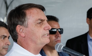 Bolsonaro durante participação na Marcha para Jesus 2019, em São Paulo. (Foto: Isac Nóbrega/PR)