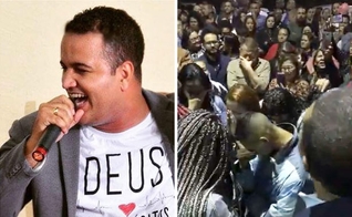 O cantor gospel Elyon Sosthenes foi baleado em tentativa de assalto. Nove pessoas se reconciliaram com Deus em oração no hospital. (Foto: Reprodução/Facebook)