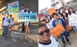 O Projeto 'Alcançar' busca evitar suicídios na Ponte Estaiada João Isidoro França, em Teresina. (Foto: Divulgação)