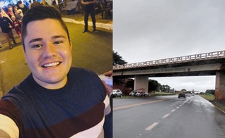 Paulo Costa passava de carro pela rodovia quando notou uma mulher na beirada do pontilhão. (Foto: Reprodução/Facebook)