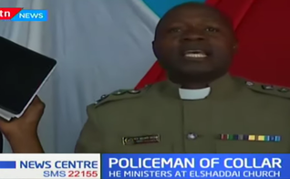 O inspetor-chefe William Sifuna também é pastor no Quênia. (Foto: Reprodução/KYN News)