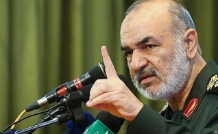 Hossein Salami, comandante em chefe da Guarda Revolucionária. (Foto: Reproduçãpo/Agência Tasnim)