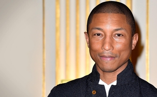 Cantor Pharrell Williams. (Foto: Reprodução/Grammy)