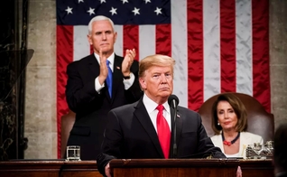 O presidente americano Donald Trump. (Foto: Reprodução/Getty)