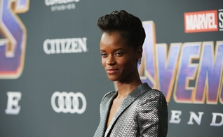 Letitia Wright na estreia mundial de “Vingadores: Guerra do Infinito”, da Marvel. (Foto: Jesse Grant/Getty Images)
