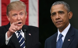 Trump e Obama em lados opostos também sobre adoção de crianças. (Foto: Reprodução/CNN)