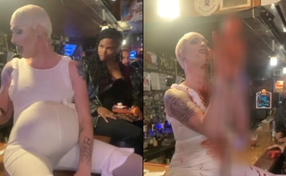 Drag queen simula aborto durante apresentação pública. (Foto: Reprodução/Instagram)