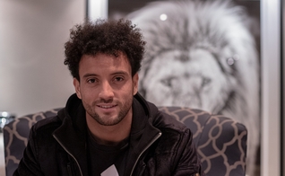 Felipe Anderson contou seu testemunho de vida em entrevista ao Guiame. (Foto: Marcos Paulo/Guiame)