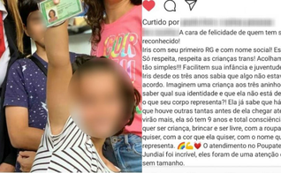 Mãe comemorou nas redes sociais sobre conquista e publicou texto em apoio à filha, em Jundiaí (SP). (Foto: Reprodução/G1)