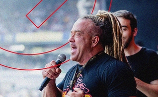 Evangelista Todd White em ministração no The Send, em São Paulo. (Foto: The Send Brasil)