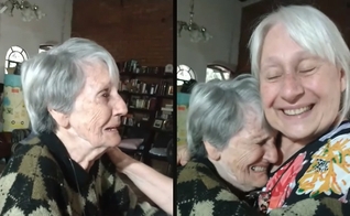Vídeo emocionante mostra Esther Pereira contando que Jesus apareceu e a abraçou enquanto orava. (Foto: Reprodução/Facebook)