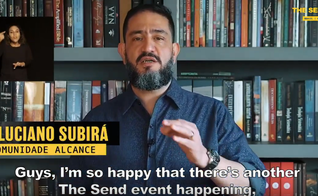 Pr. Luciano Subirá, da Comunidade Alcance, no The Send online. (Foto: YouTube)