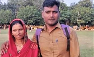 O pastor Ramesh Kumar e sua esposa. (Fonte: Reprodução/ Morning Star News)