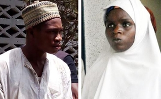 O muçulmano Yunusa Dahiru e a adolescente cristã Ese Oruru. (Foto: Reprodição/Daily Post)