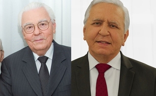 Pastor Sebastião Rodrigues (à esquerda) e seu filho Rubens Siro de Souza (à direita) morreram de Covid-19, com cinco dias de diferença. (Foto: Facebook)